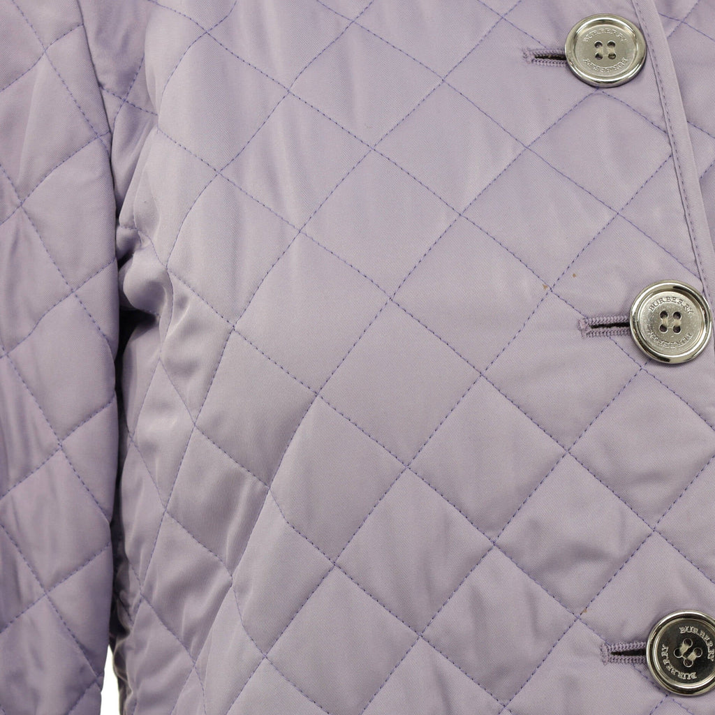 Women's Button-Up Jacket Quilted Polyester Blend
