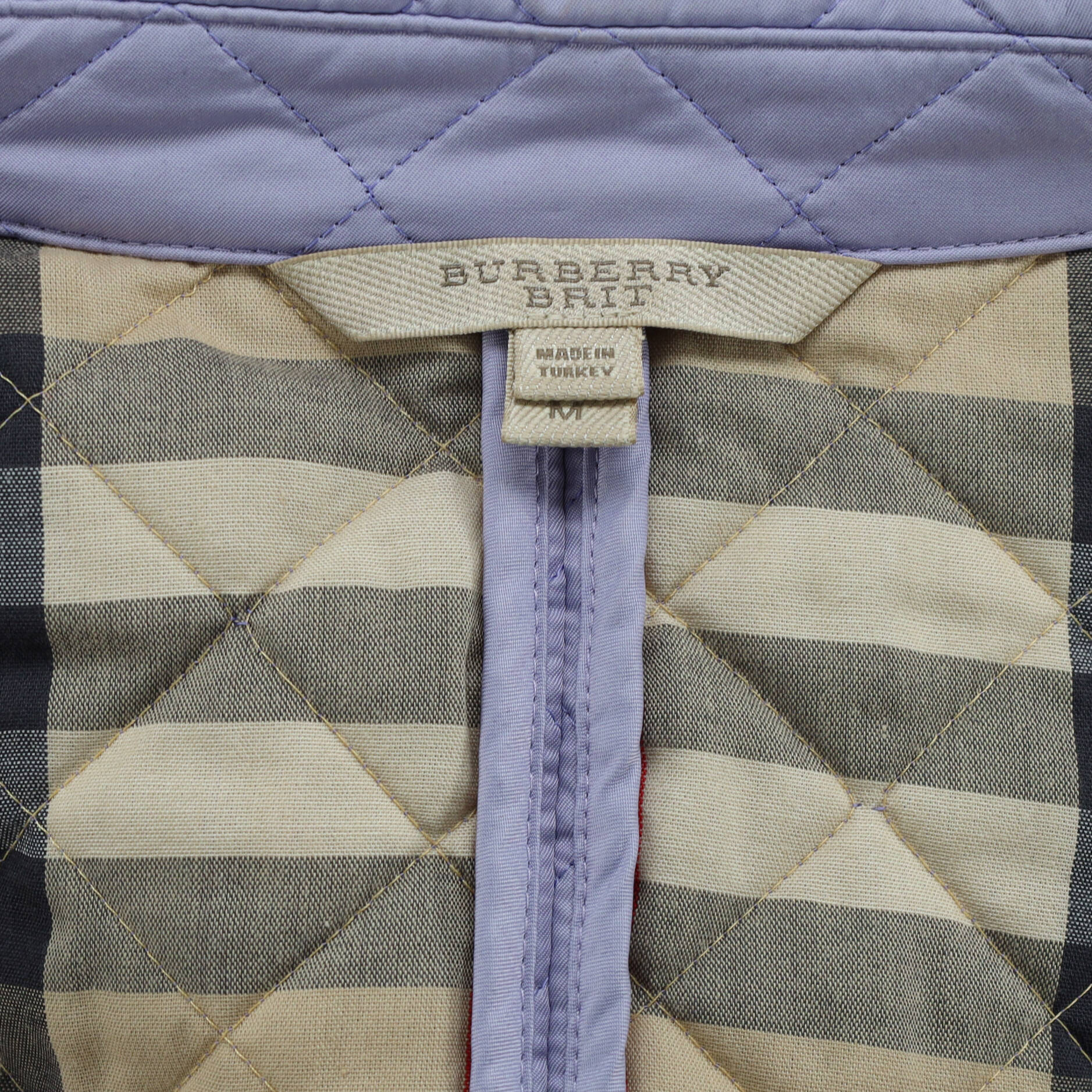 Women's Button-Up Jacket Quilted Polyester Blend