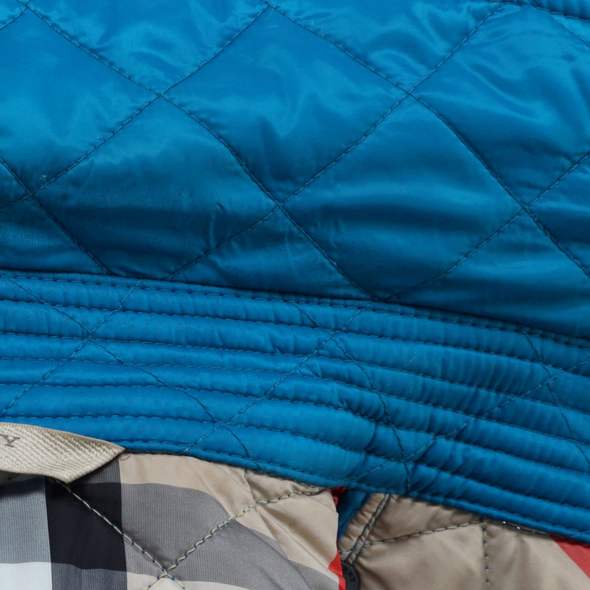Women's Button-Up Jacket Quilted Polyester Blend