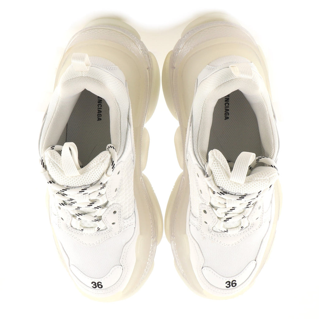 Women's Triple S Sneakers Fabric and Mesh with Leather