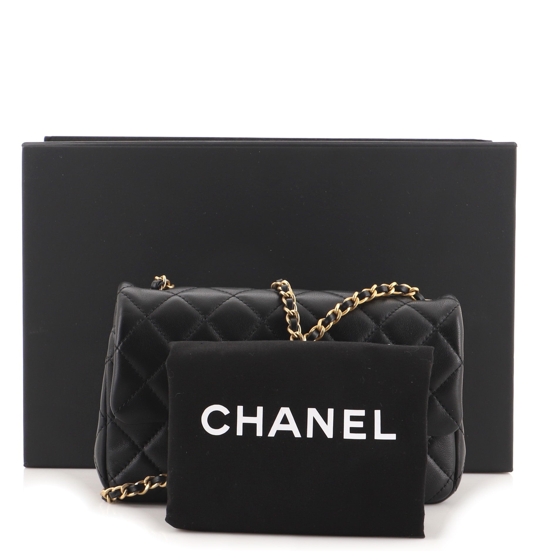Pearl Crush Flap Bag Quilted Lambskin Mini