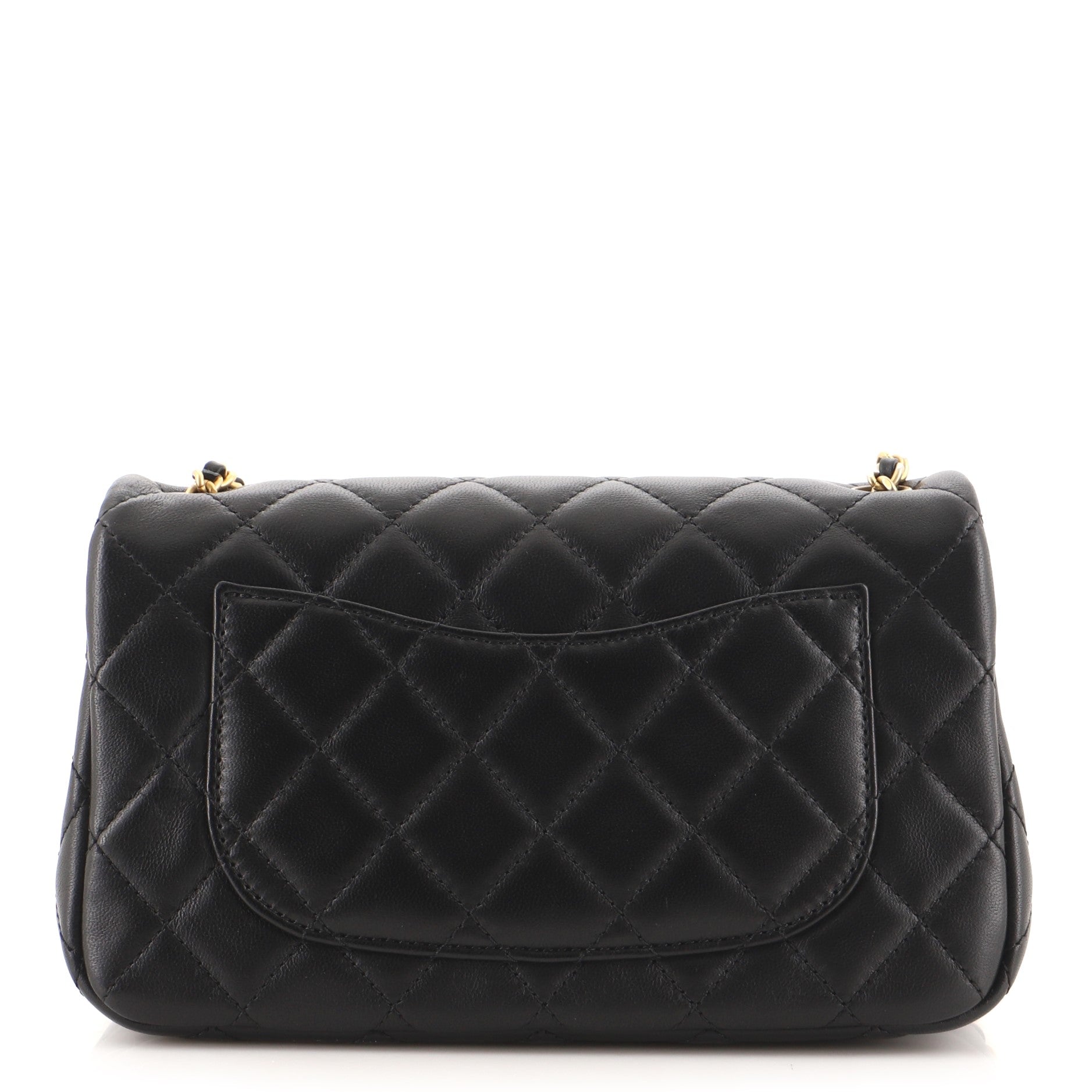 Pearl Crush Flap Bag Quilted Lambskin Mini