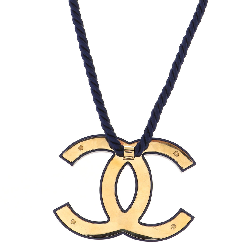 La Pausa CC Choker Necklace Cord with Resin and Crystals