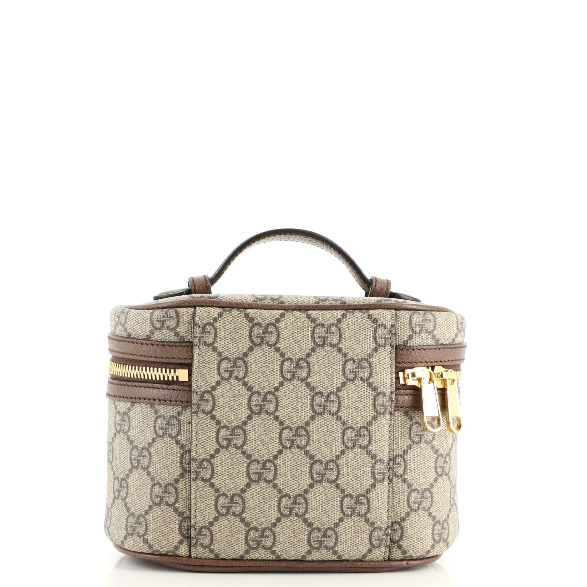 Ophidia Top Handle Cosmetic Case GG Coated Canvas Mini