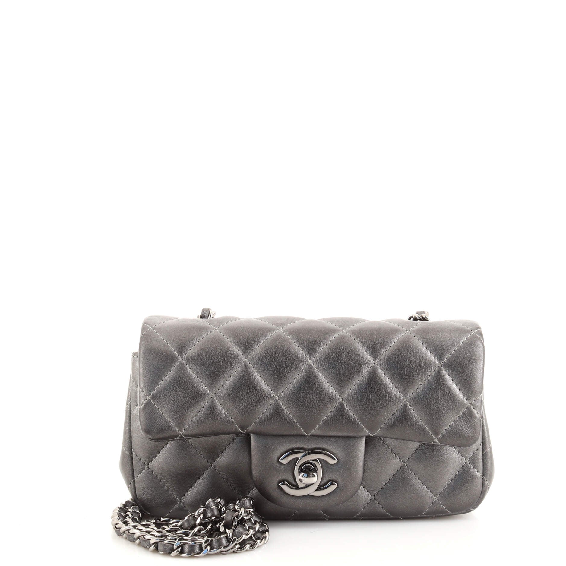 Classic Single Flap Bag Quilted Lambskin Extra Mini