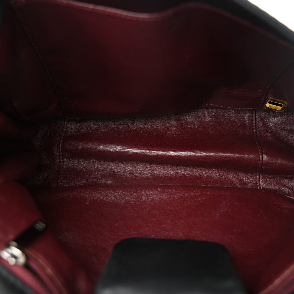 Lambskin Luxe Ligne Flap Black