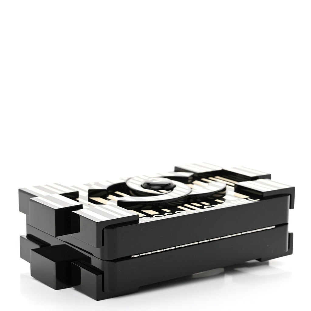 Plexiglass Barcode Boy Brick Lego Clutch Black