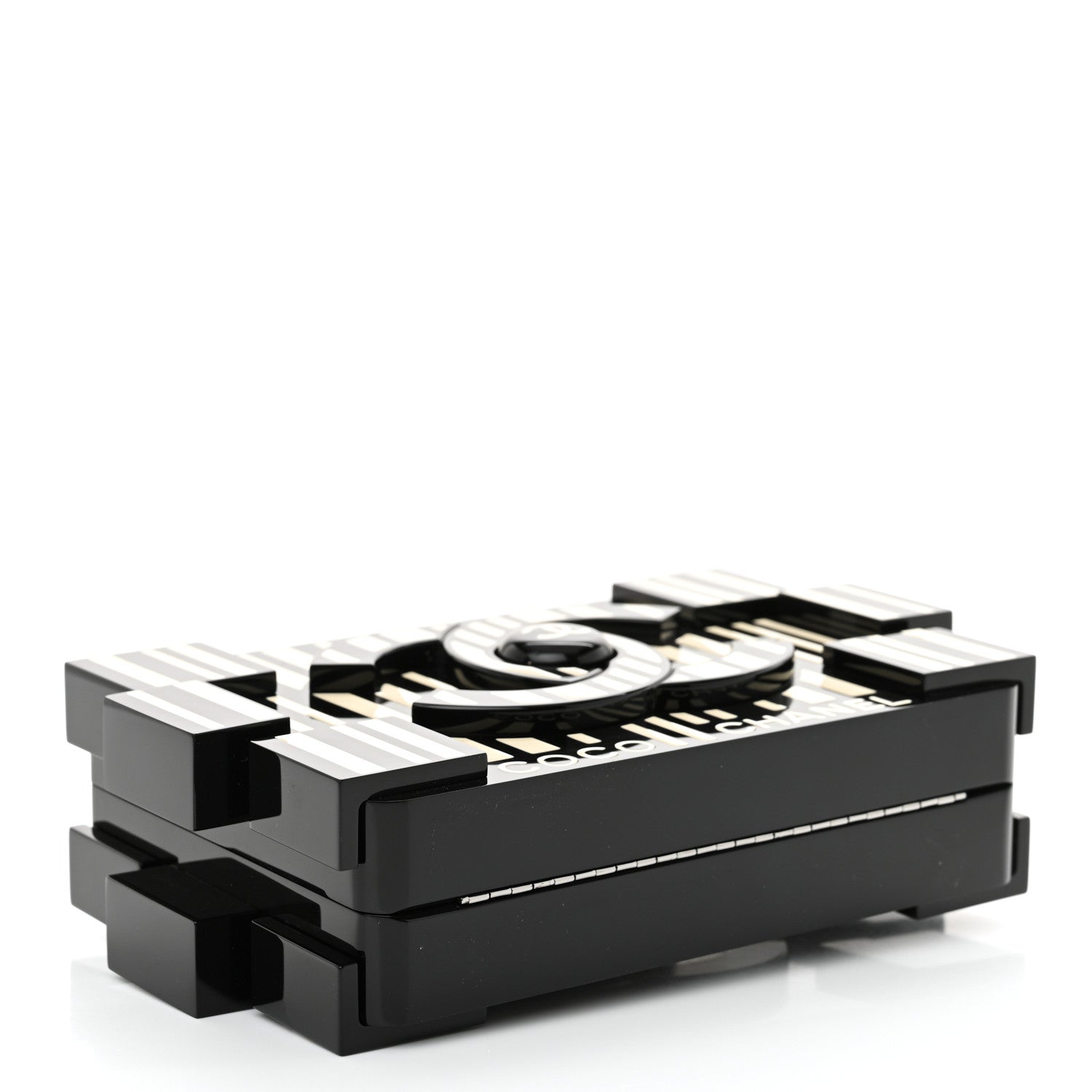 Plexiglass Barcode Boy Brick Lego Clutch Black