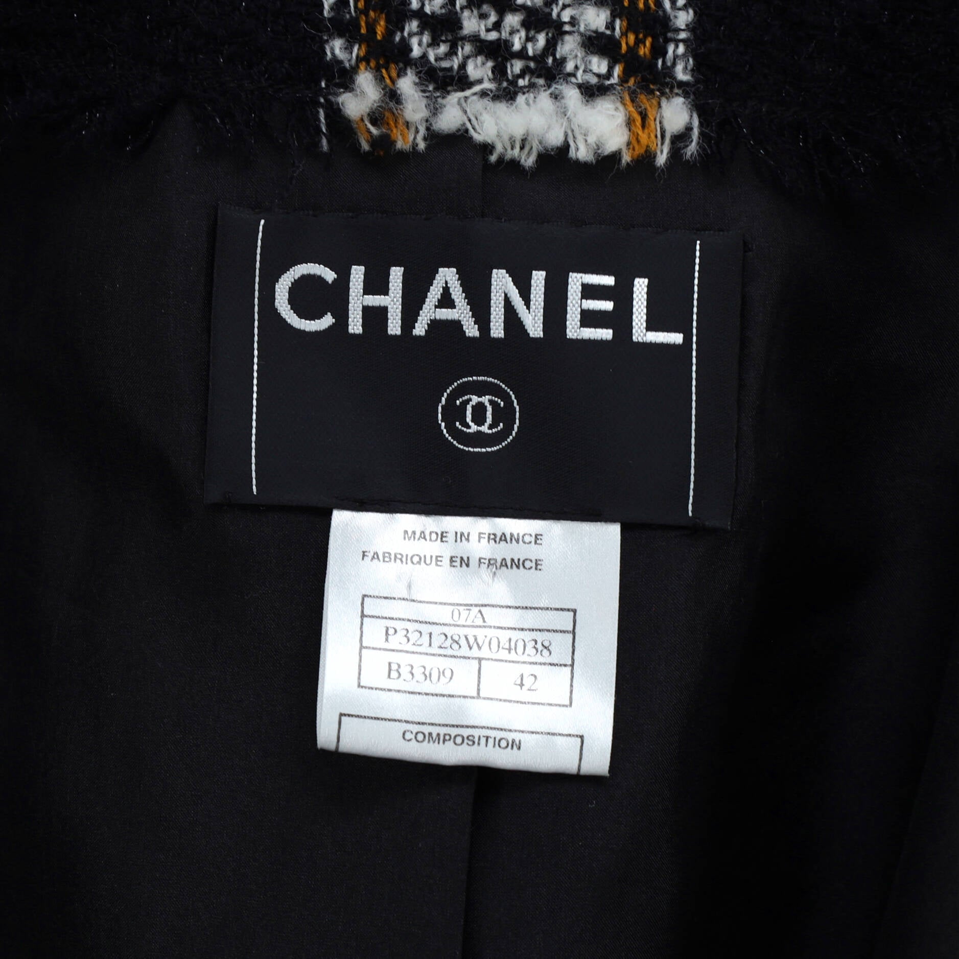 Women's Two Pocket Button Up Trim Jacket Leather with Tweed