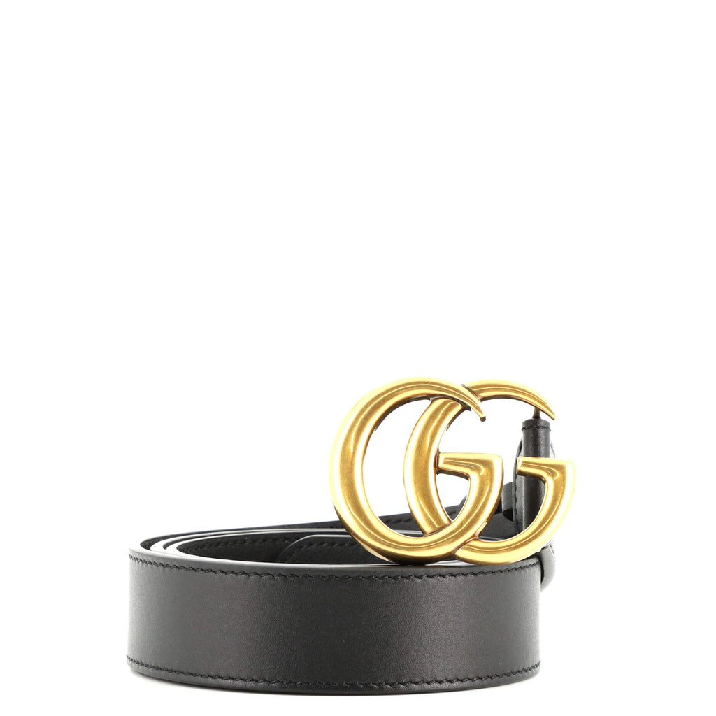 GG Marmont Belt Leather Thin 90