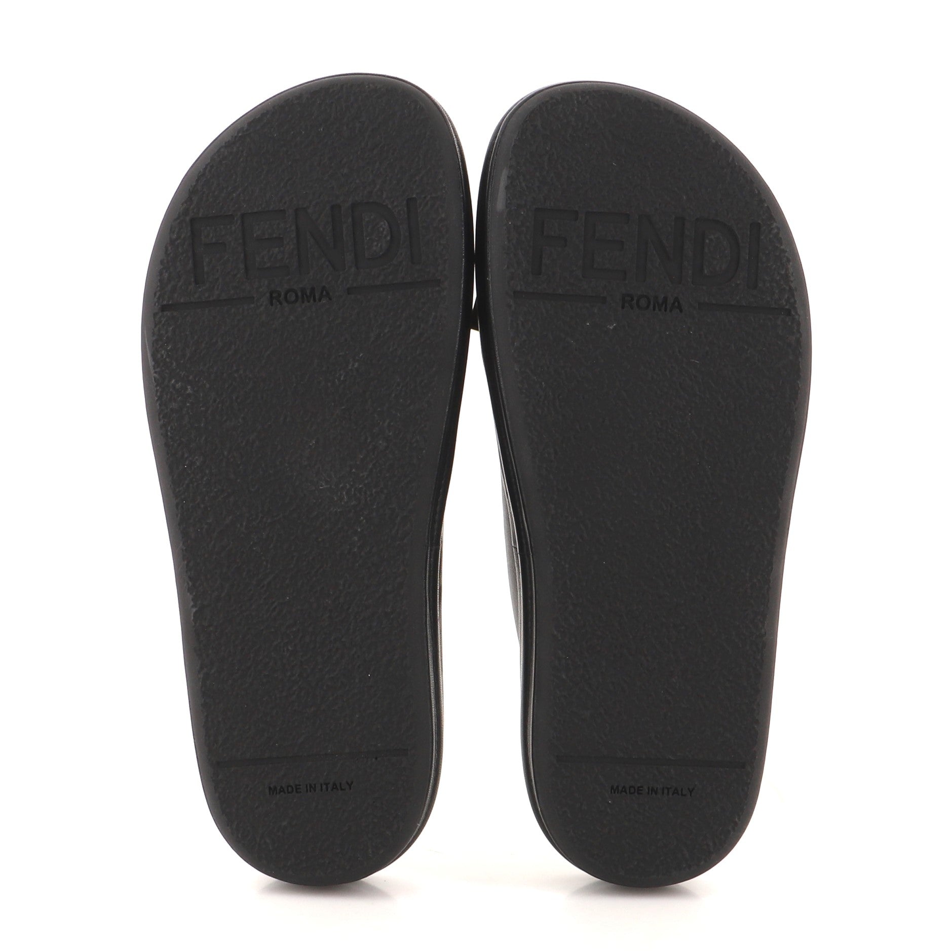 Fendigraphy Slides Leather