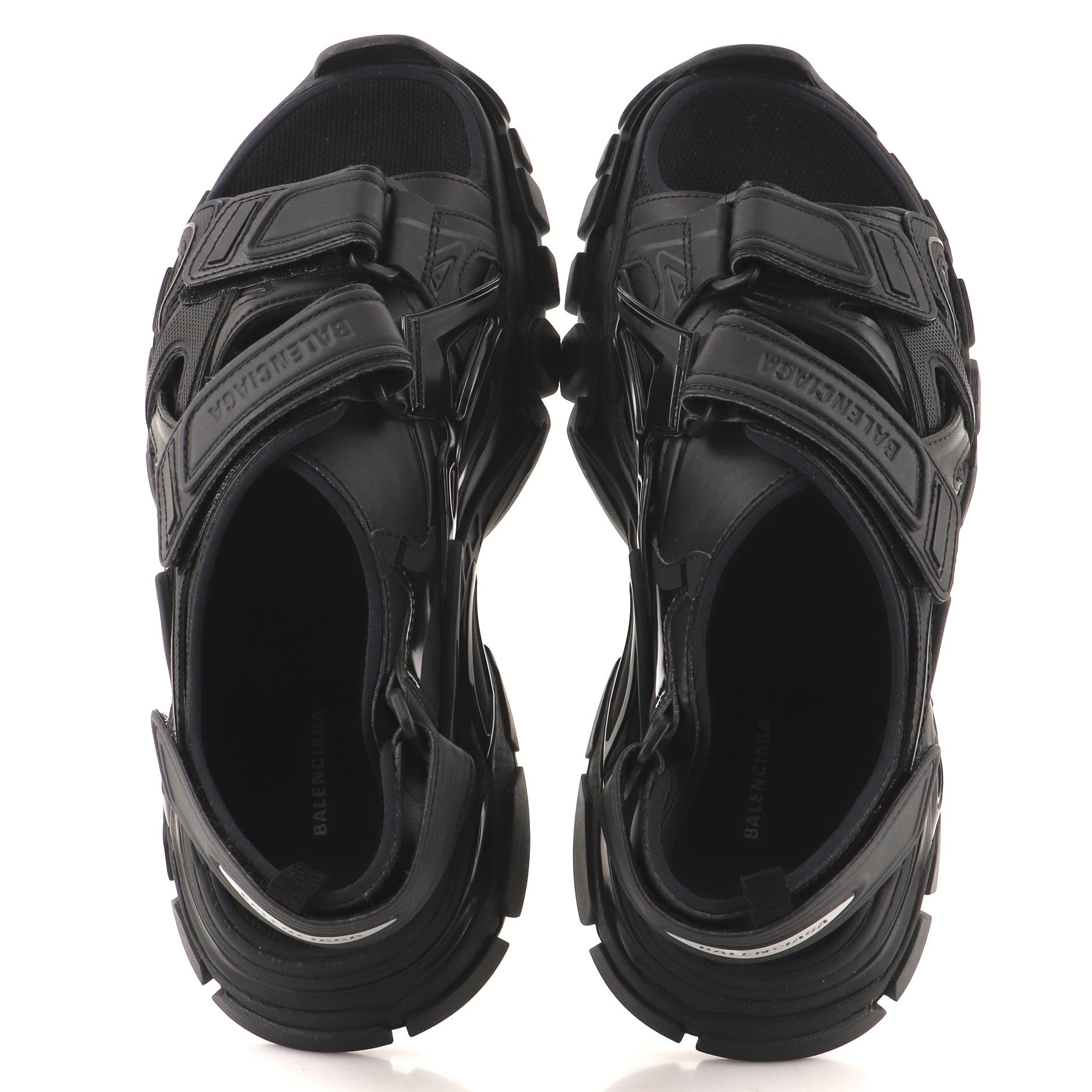 Men's Track Velcro Sandals Fabric and Rubber