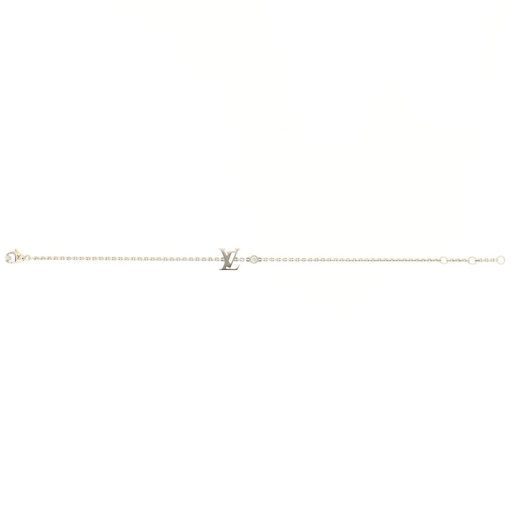 Idylle Blossom LV Bracelet 18K White Gold with Diamond