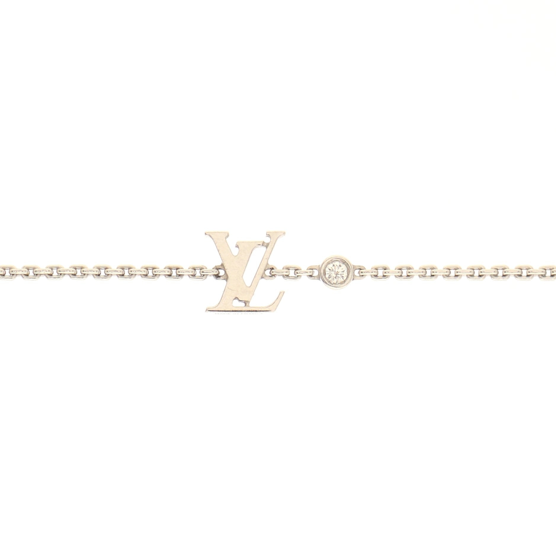 Idylle Blossom LV Bracelet 18K White Gold with Diamond