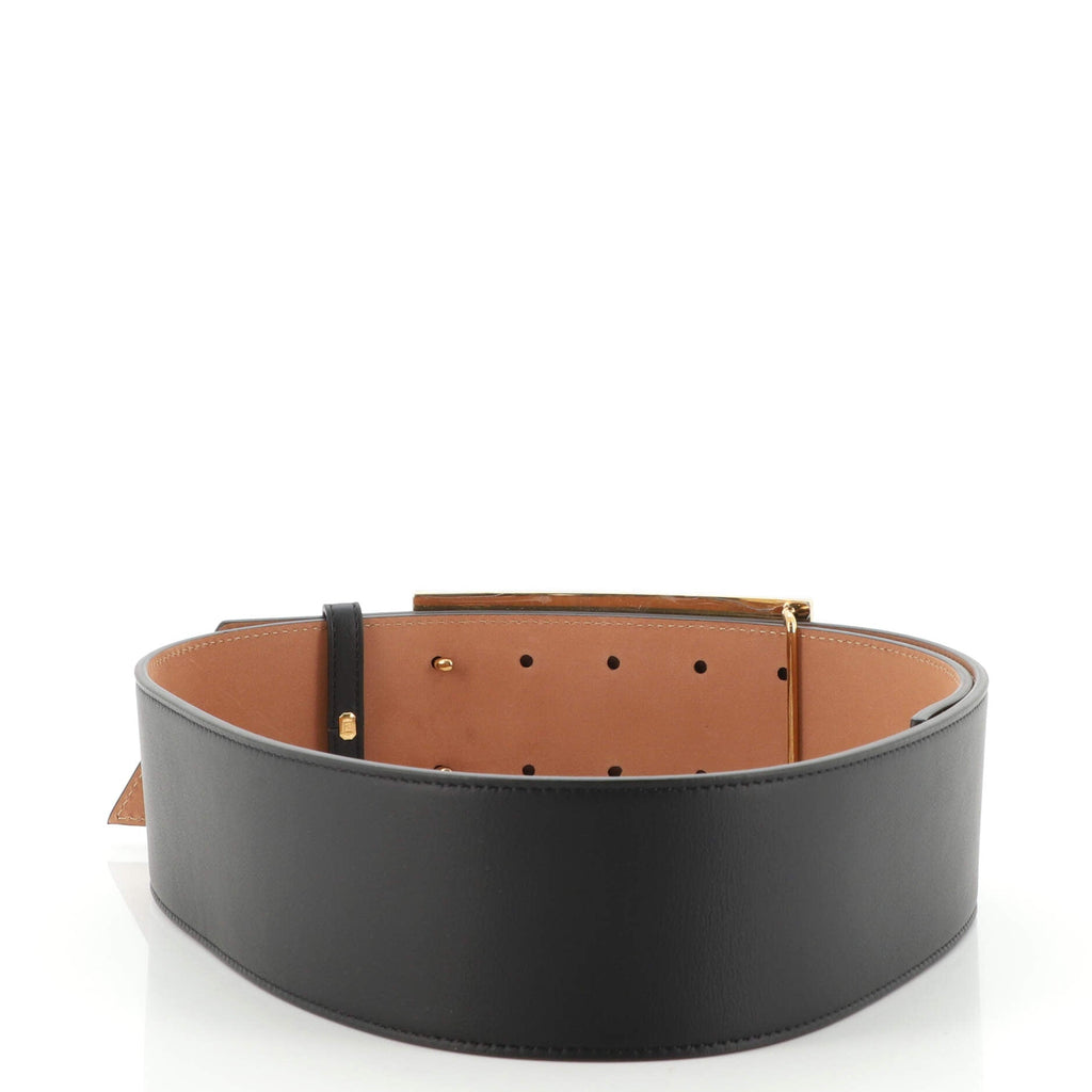 FF Buckle Belt Leather Extra Wide 75