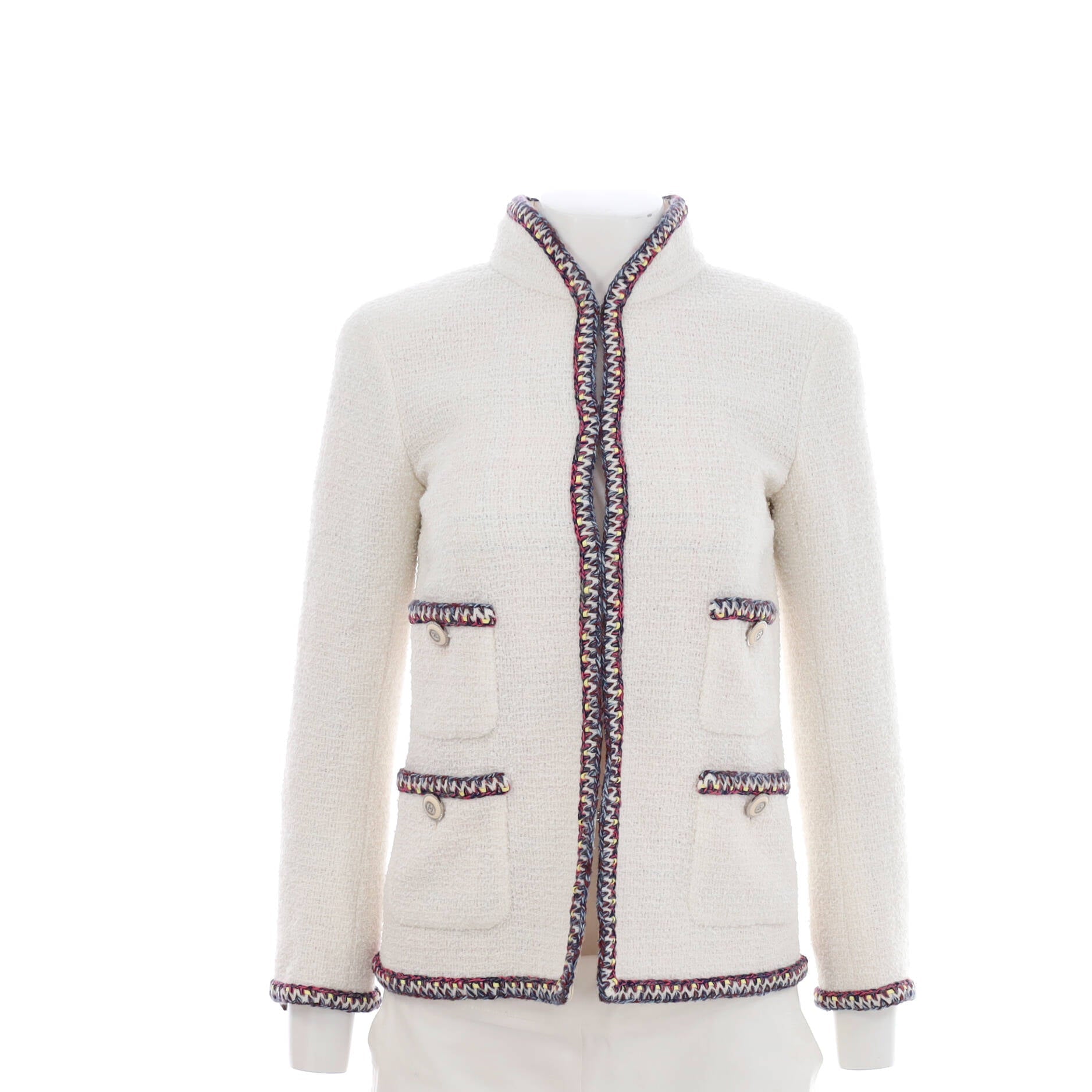 Women's Braided Edge Four Pocket Jacket Tweed