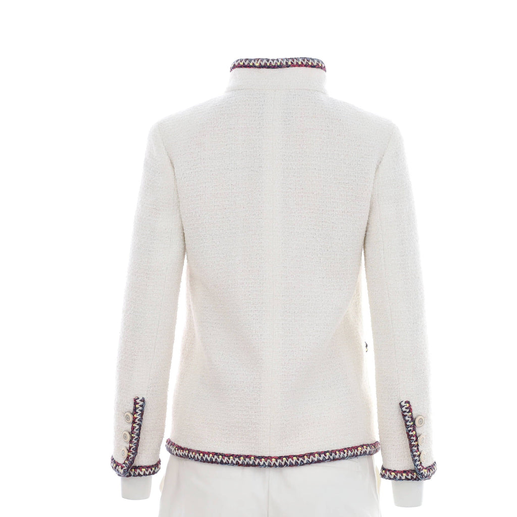 Women's Braided Edge Four Pocket Jacket Tweed