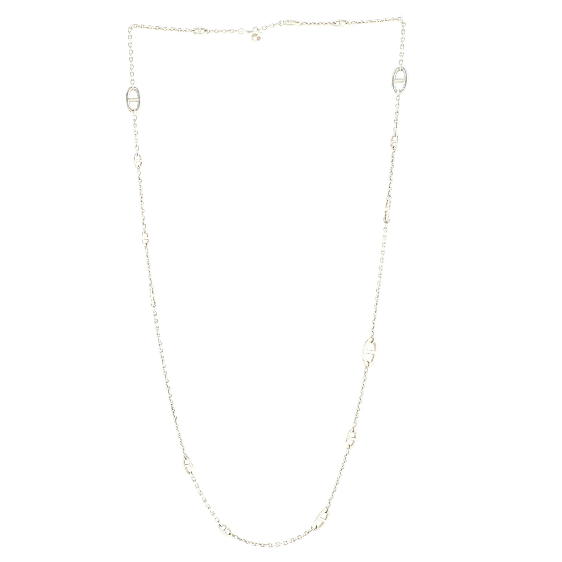 Farandole Long Necklace Sterling Silver 120