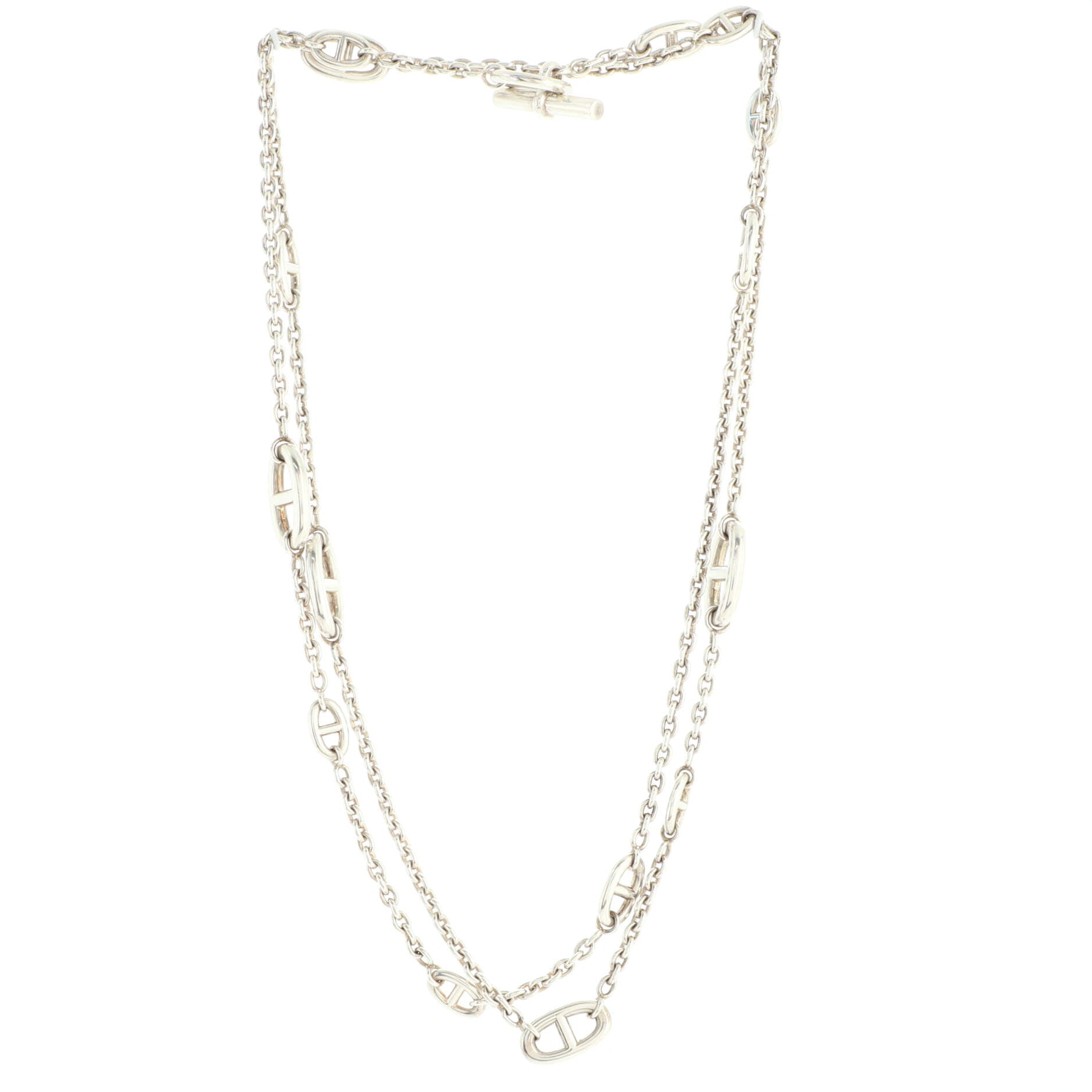 Farandole Long Necklace Sterling Silver 120