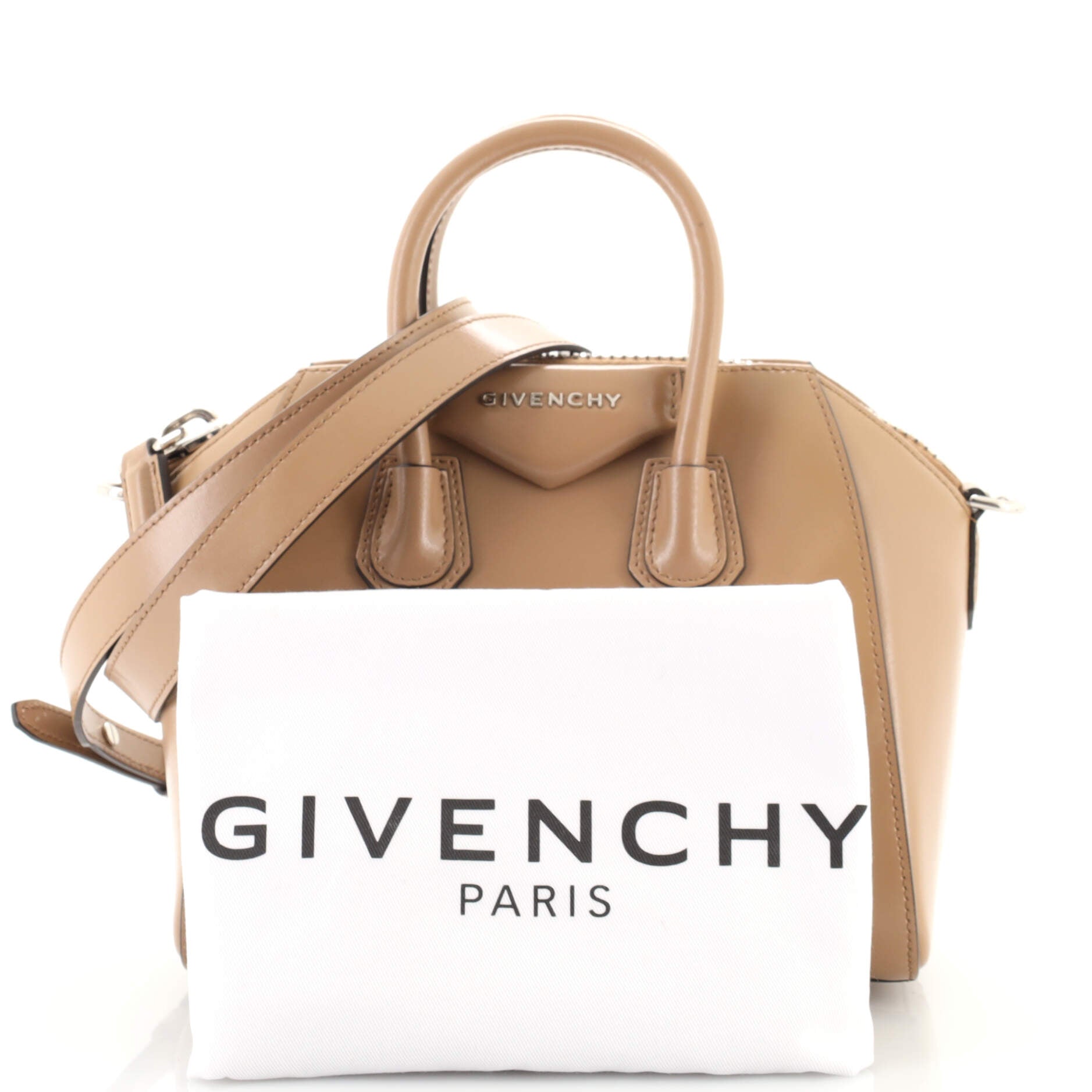 Antigona Bag Glazed Leather Mini
