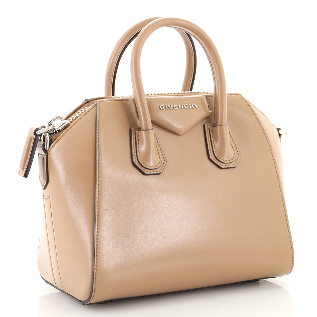 Antigona Bag Glazed Leather Mini