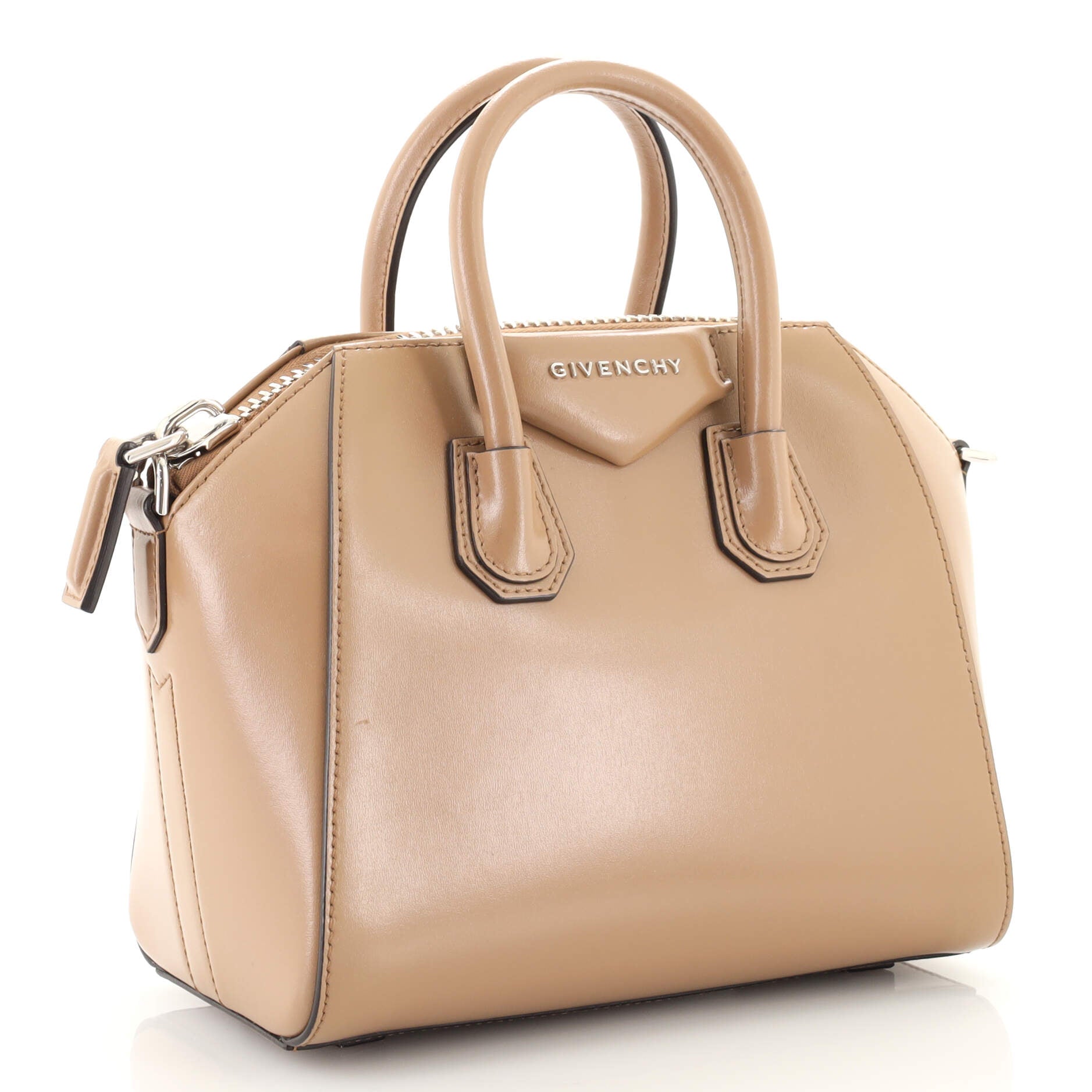 Antigona Bag Glazed Leather Mini