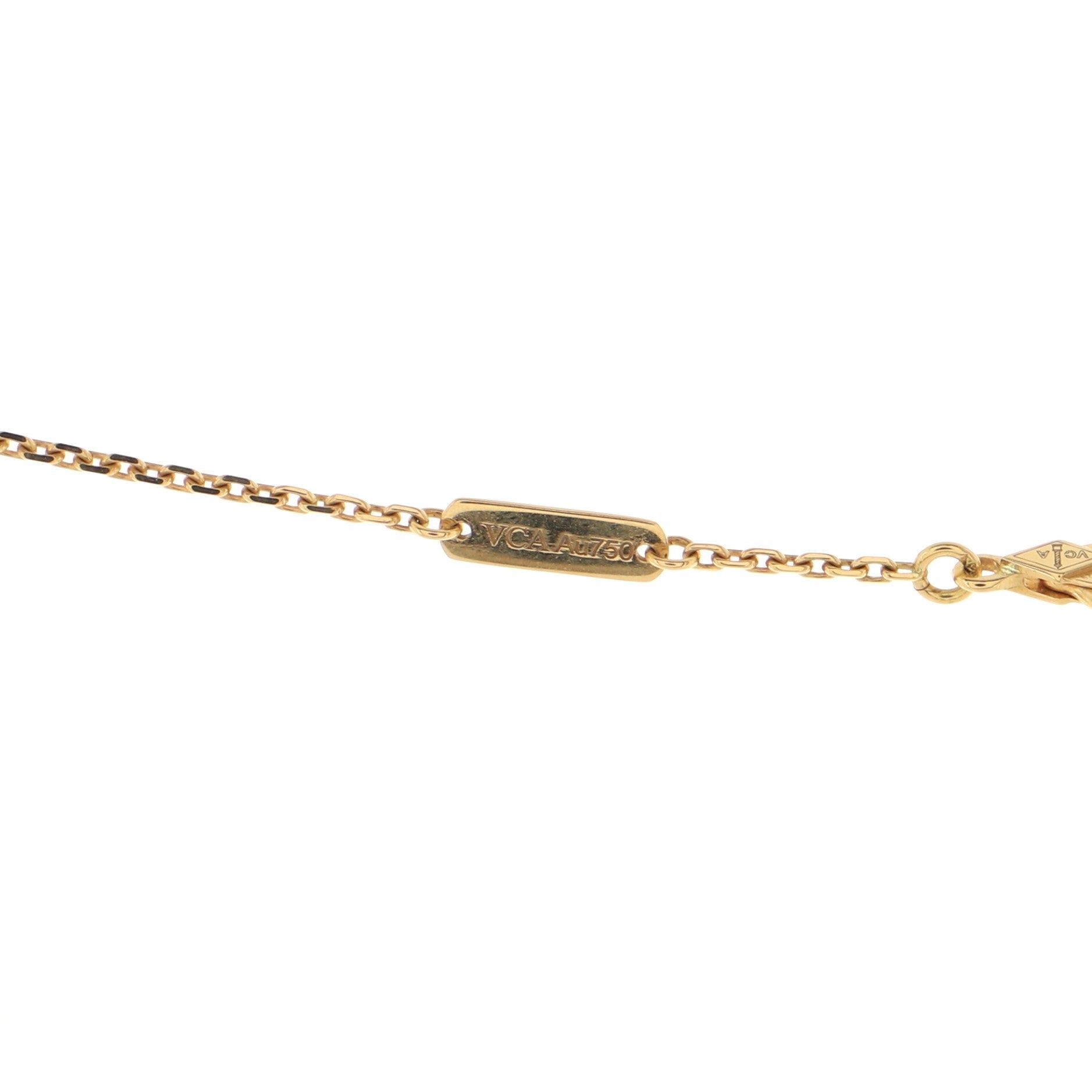 Perlee Couleurs Pendant Necklace 18K Yellow Gold and Malachite