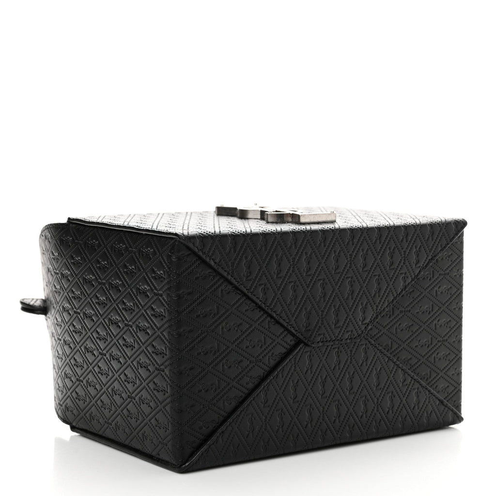 Calfskin Monogram Take Away Box Black