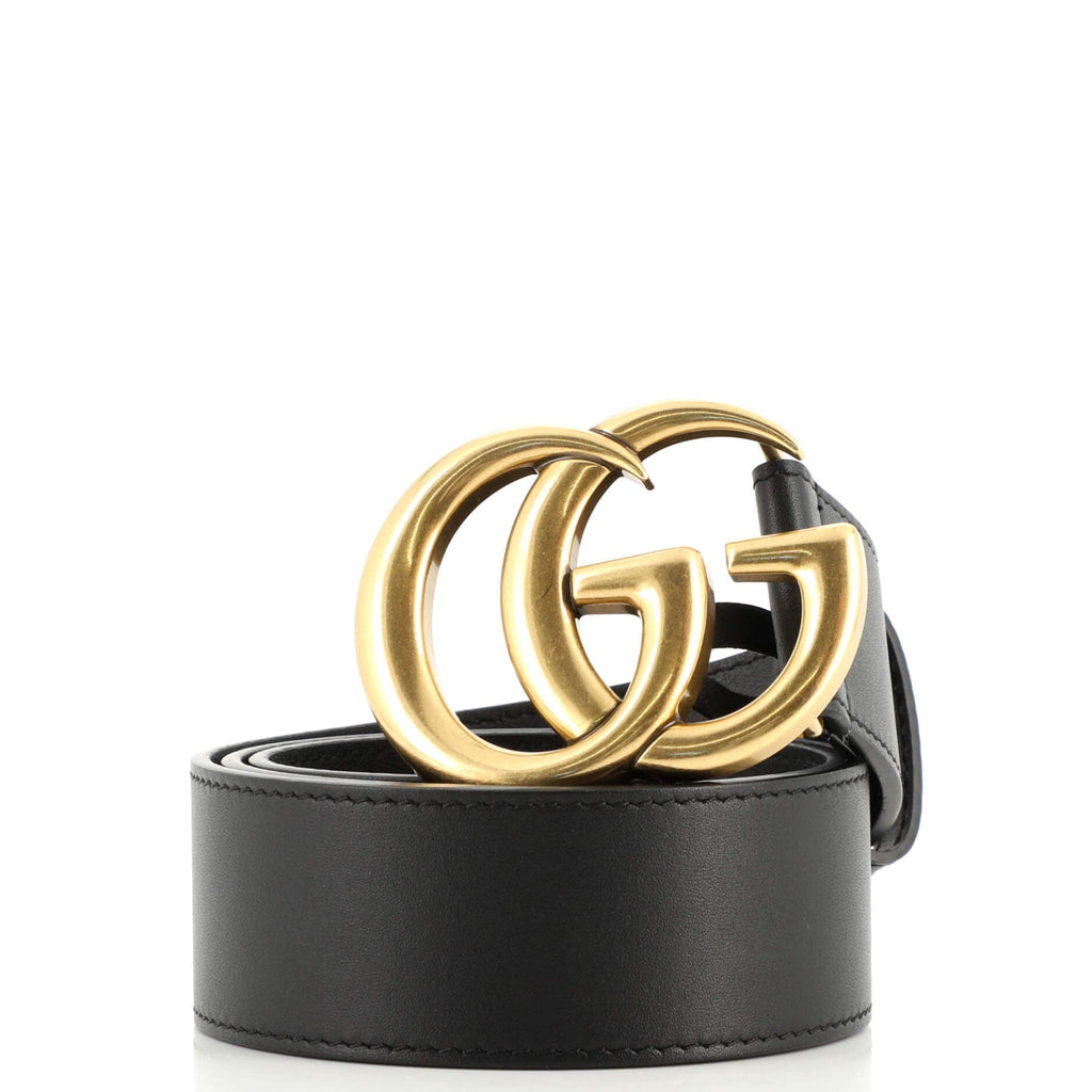 GG Marmont Belt Leather Wide 80