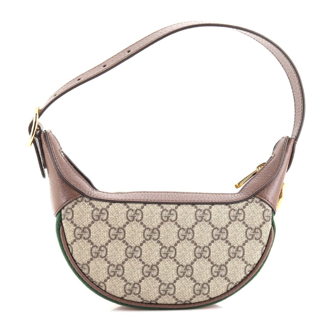 Ophidia Zip Hobo GG Coated Canvas Mini