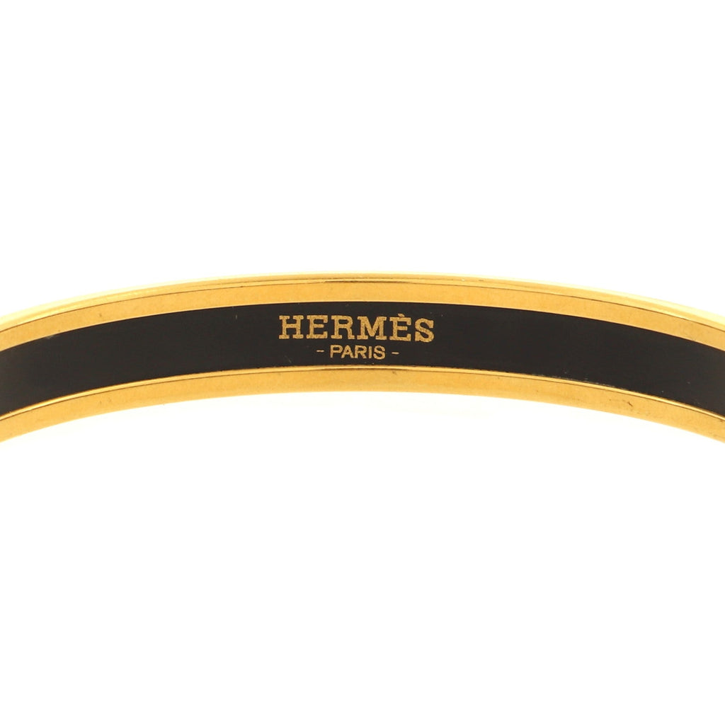 Caleche Bangle Bracelet Enamel Narrow