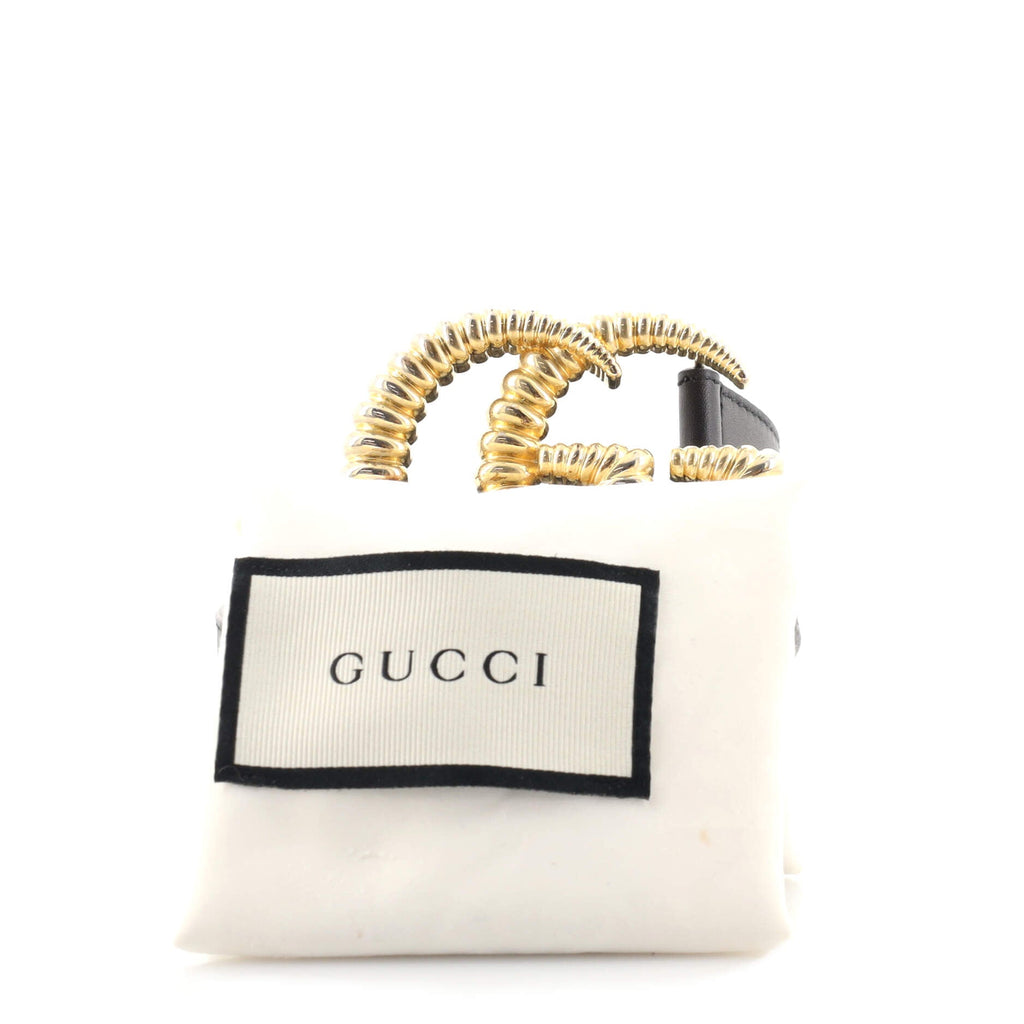 GG Torchon Belt Leather Wide 95