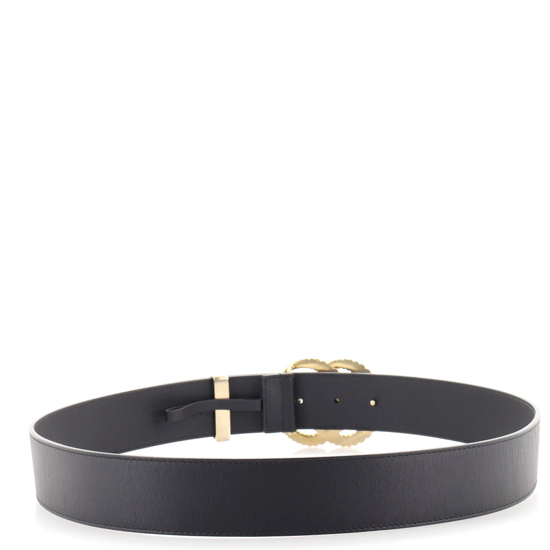GG Torchon Belt Leather Wide 95