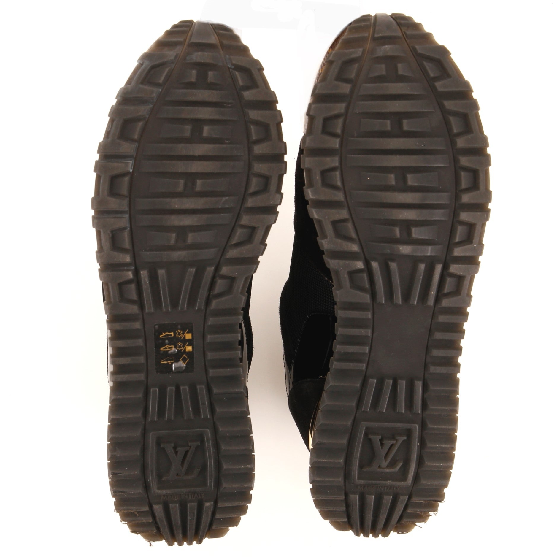 Women's Run Away Sneakers Mesh with Monogram Canvas and Suede