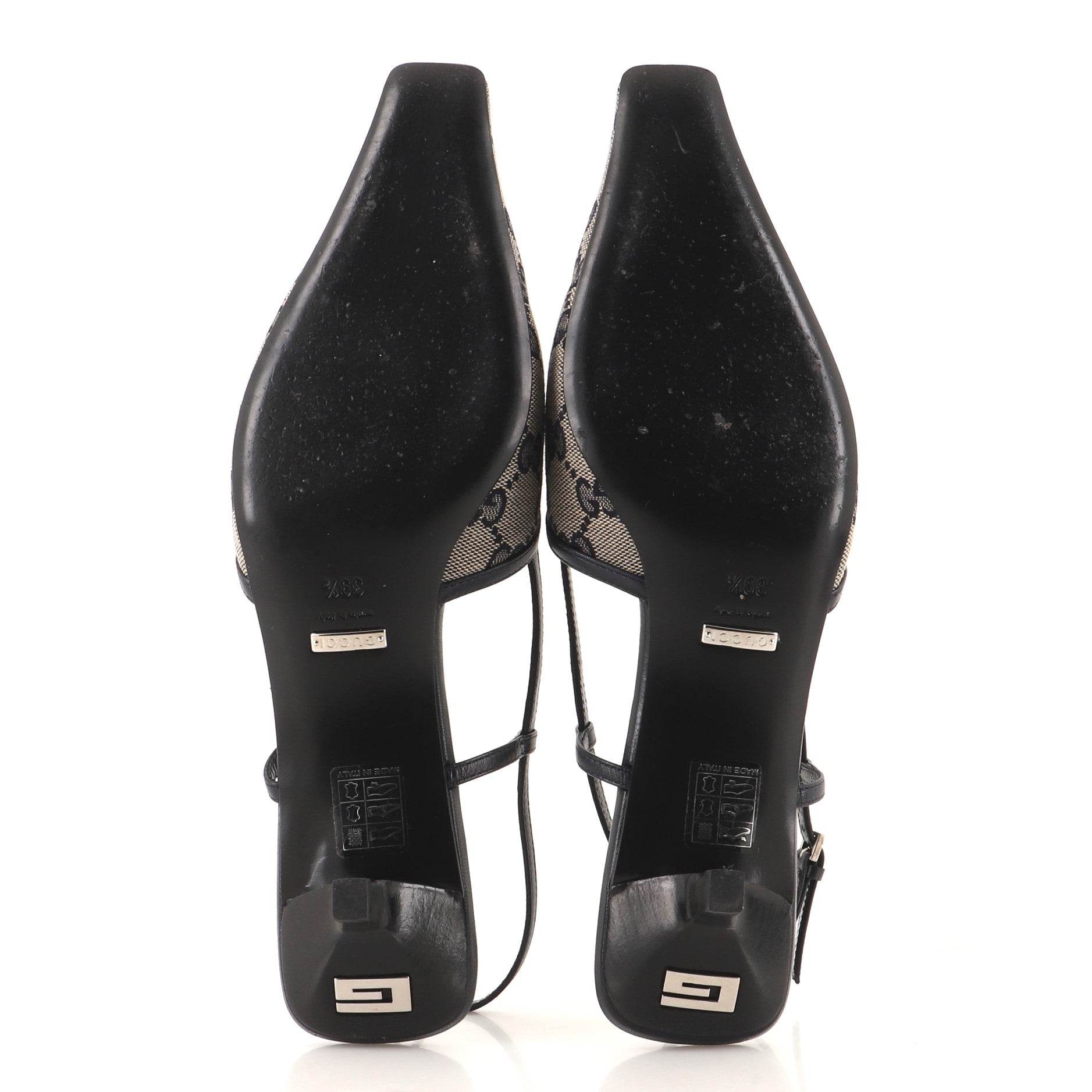 Women's Aria Slingback Pumps GG Canvas 75