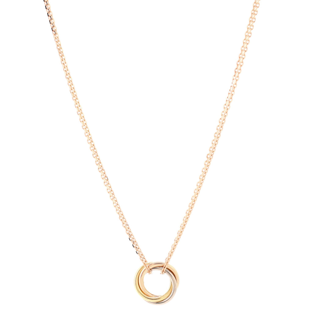 Trinity Choker Necklace 18K Tricolor Gold