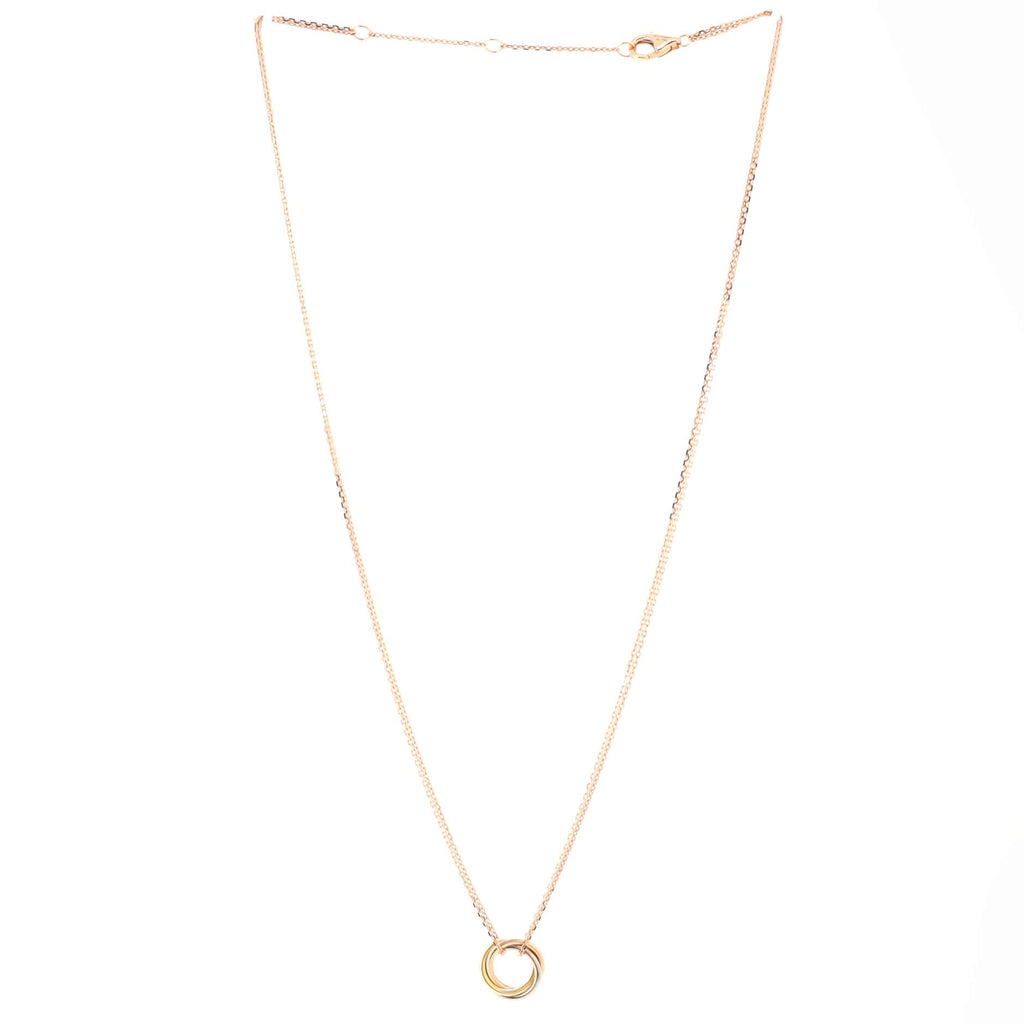 Trinity Choker Necklace 18K Tricolor Gold