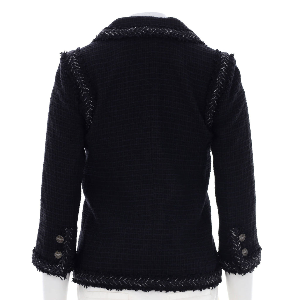 Women's Double Breasted Four Pocket Jacket Tweed