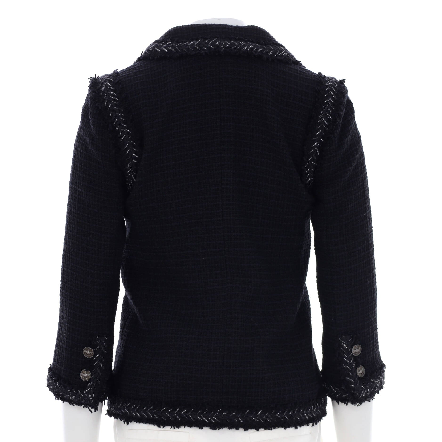 Women's Double Breasted Four Pocket Jacket Tweed