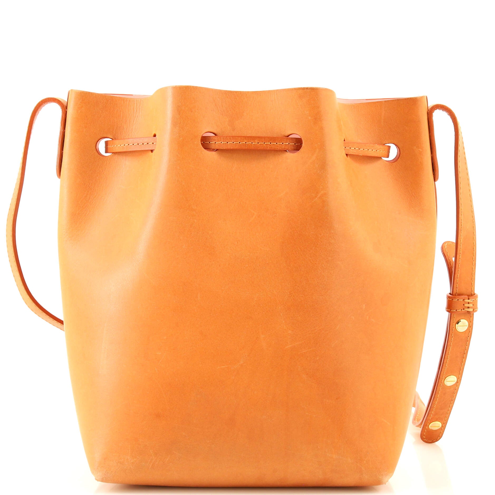 Bucket Bag Leather Mini