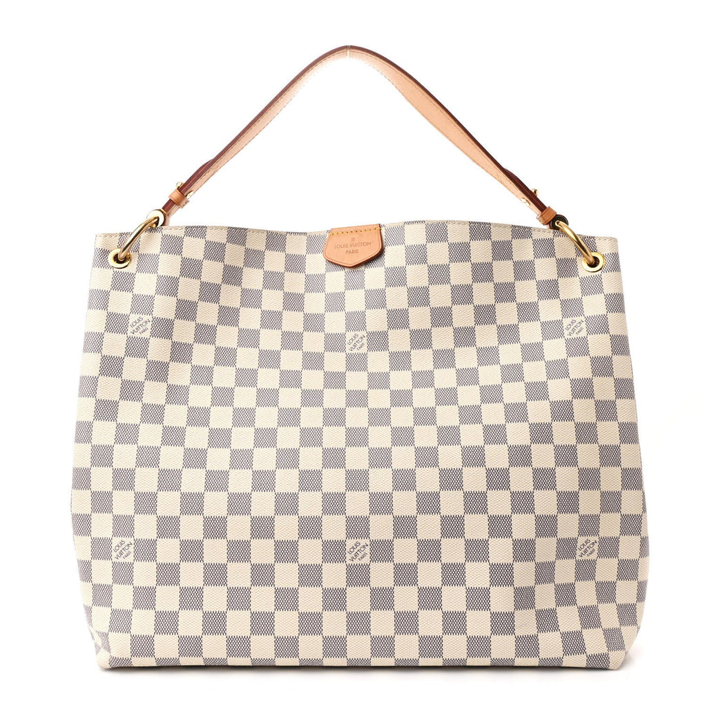 Damier Azur Graceful MM Rose Ballerine