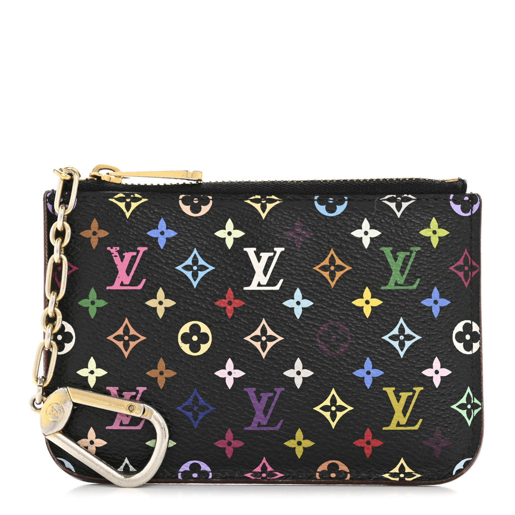 Monogram Multicolor Key Pouch Black Grenade