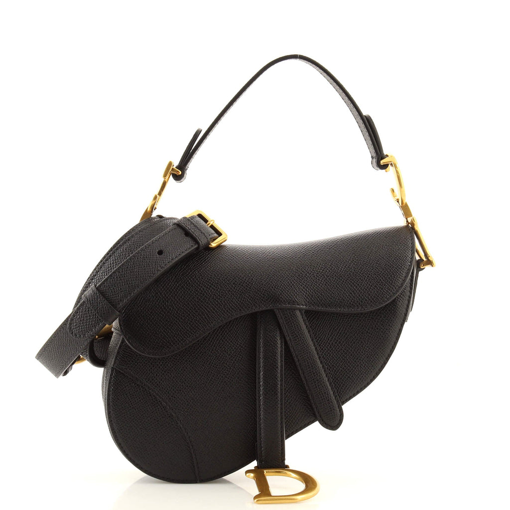 Saddle Handbag Leather Mini