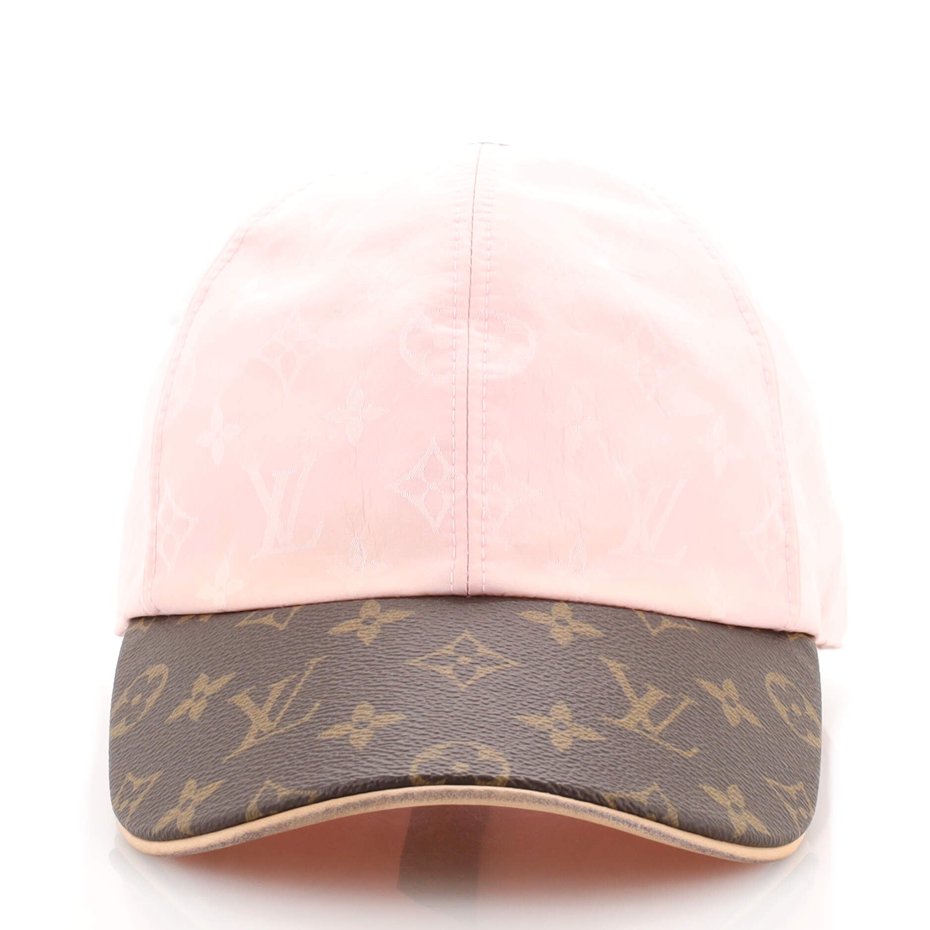 Cap Ou Pas Baseball Cap Monogram Silk and Polyester with Monogram Canvas Medium