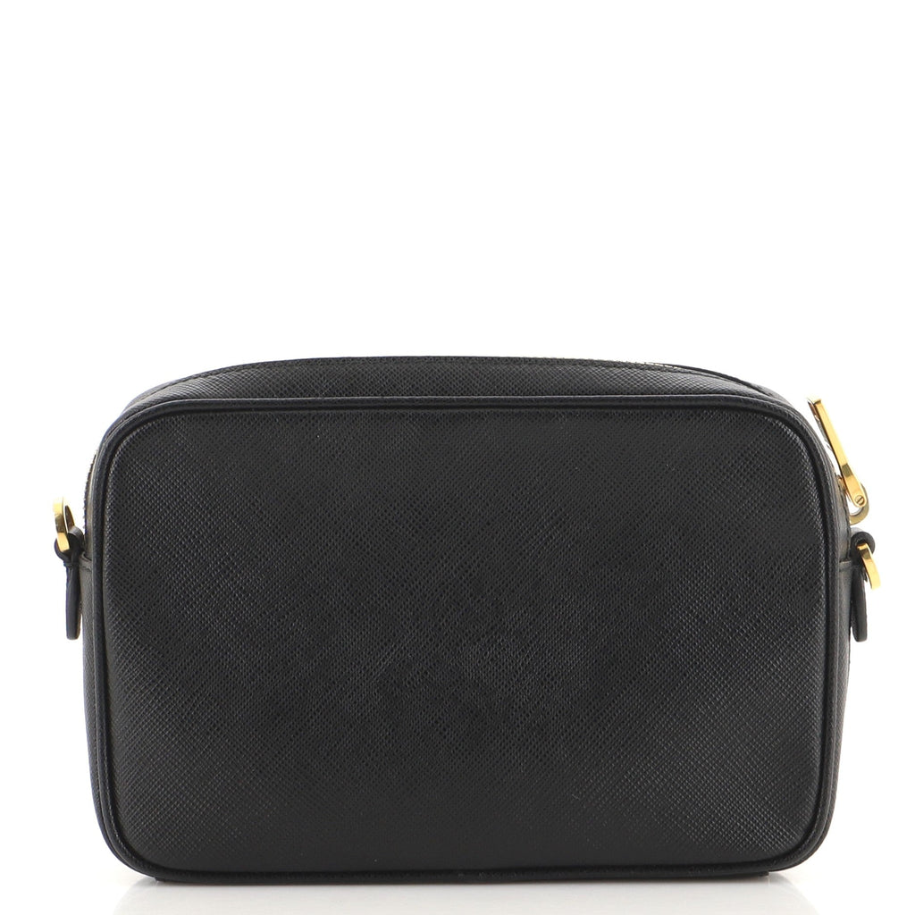 Zip Crossbody Bag Saffiano Leather Mini