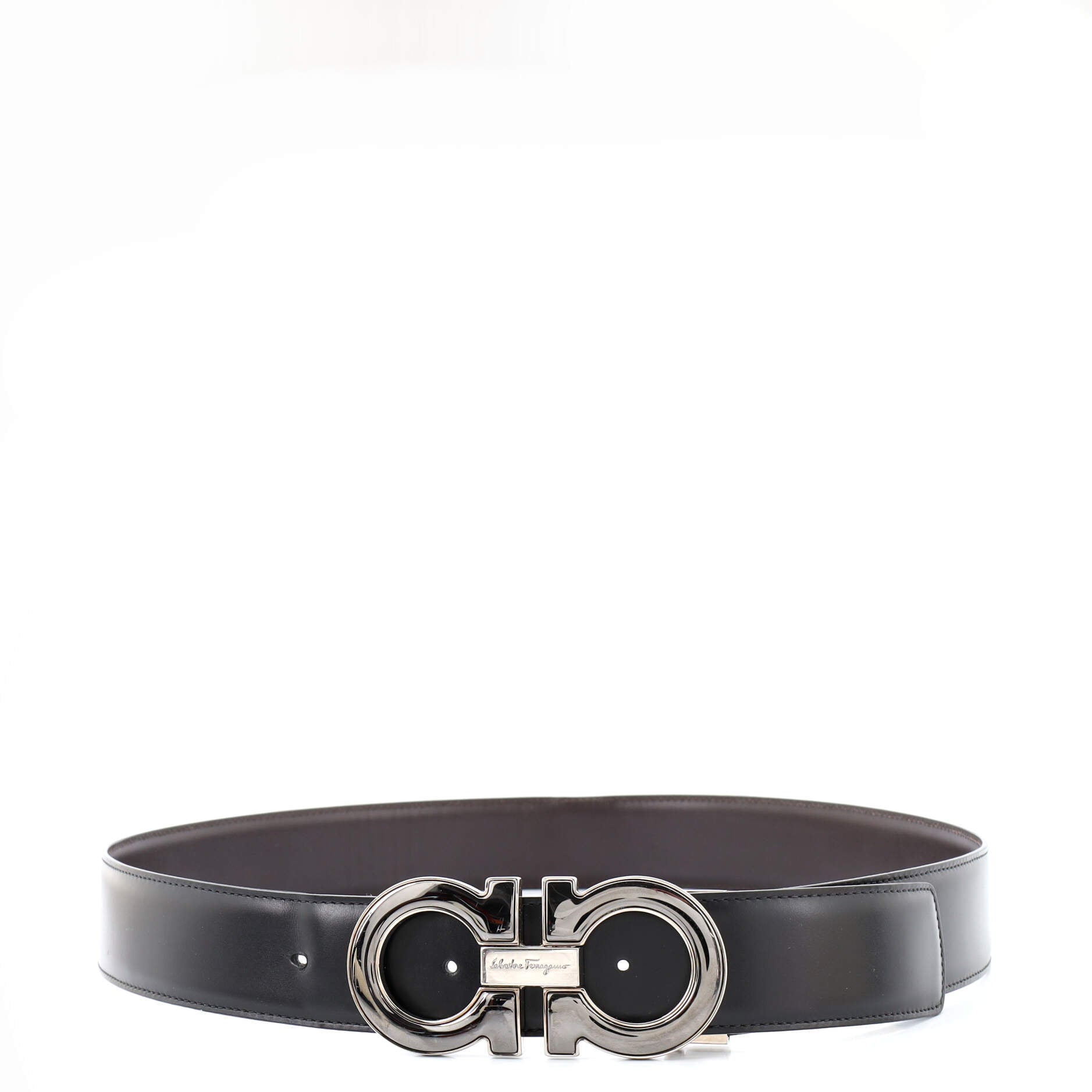 Gancini Belt Leather Medium 90