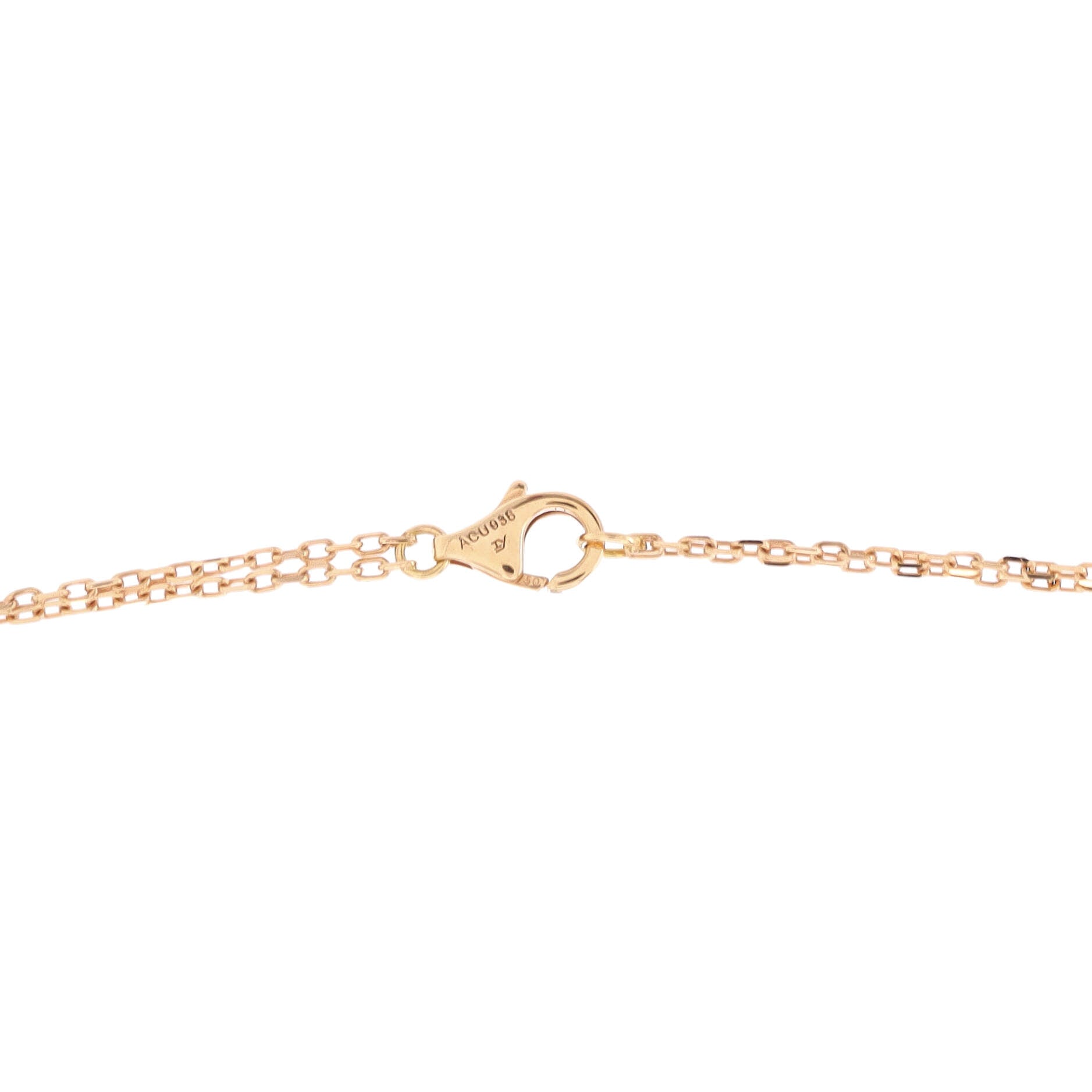 Love 3 Ring Pendant Necklace 18K Rose Gold and Ceramic with Diamonds