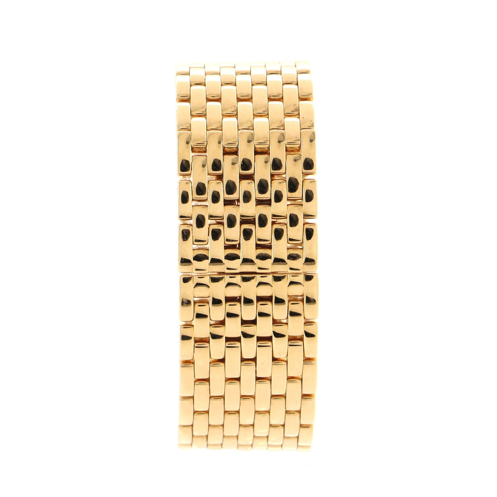 Panthere Ruban Quartz Watch Yellow Gold with Diamond Markers 21