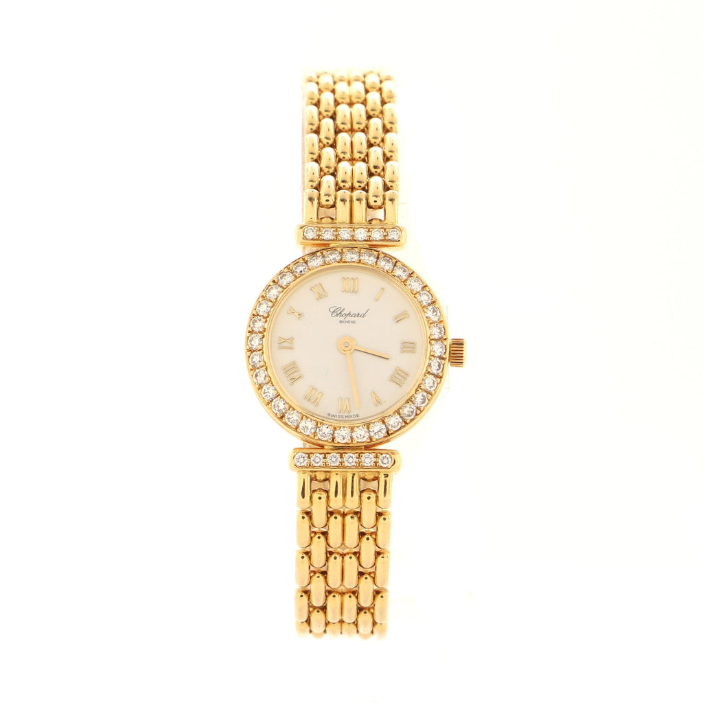 Classique Quartz Watch Yellow Gold with Diamond Bezel 20