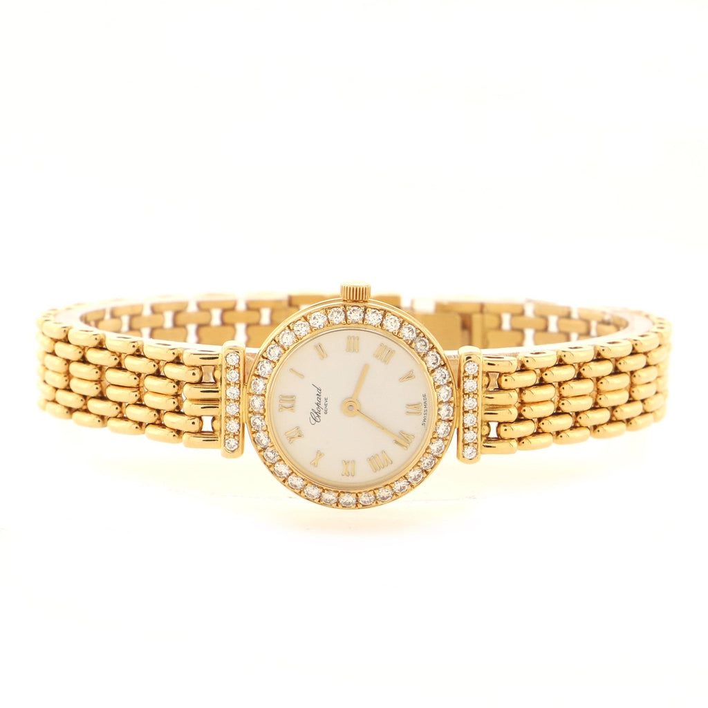 Classique Quartz Watch Yellow Gold with Diamond Bezel 20